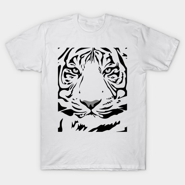 Tiger T-Shirt by faiqawaheed